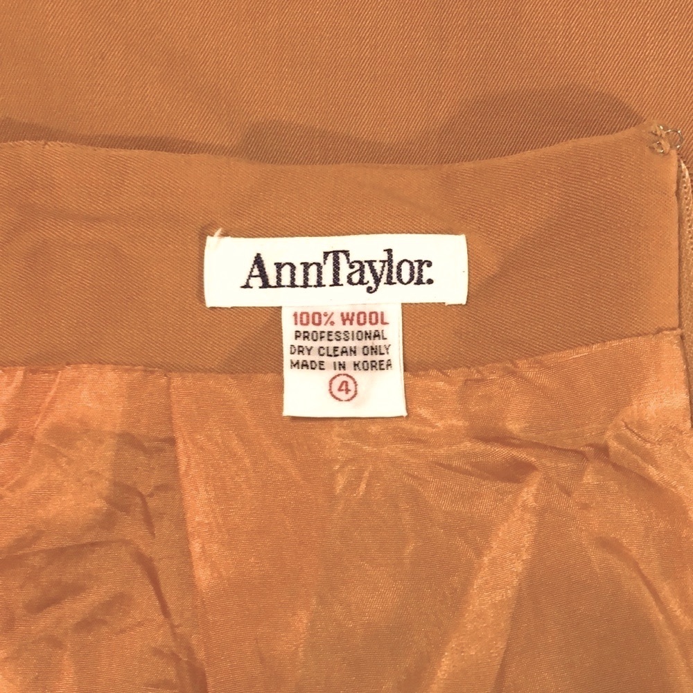 AnnTaylor 100% Wool Skirt - Picture 4 of 5